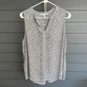 41 Hawthorn Monochrome Patterned Sleeveless Top